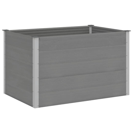 Garten-Hochbeet WPC 150x100x91 cm Grau