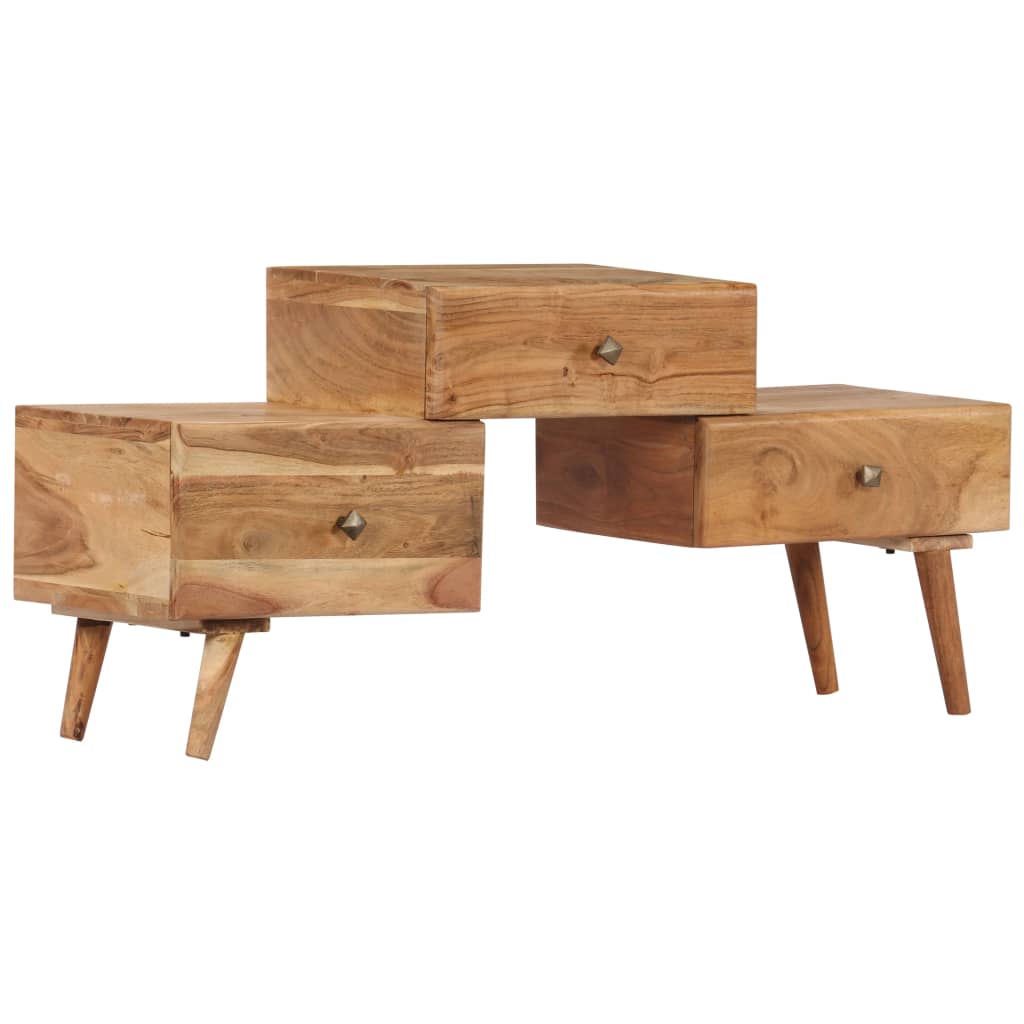 TV-Schrank 108x30x49 cm Massivholz Akazie