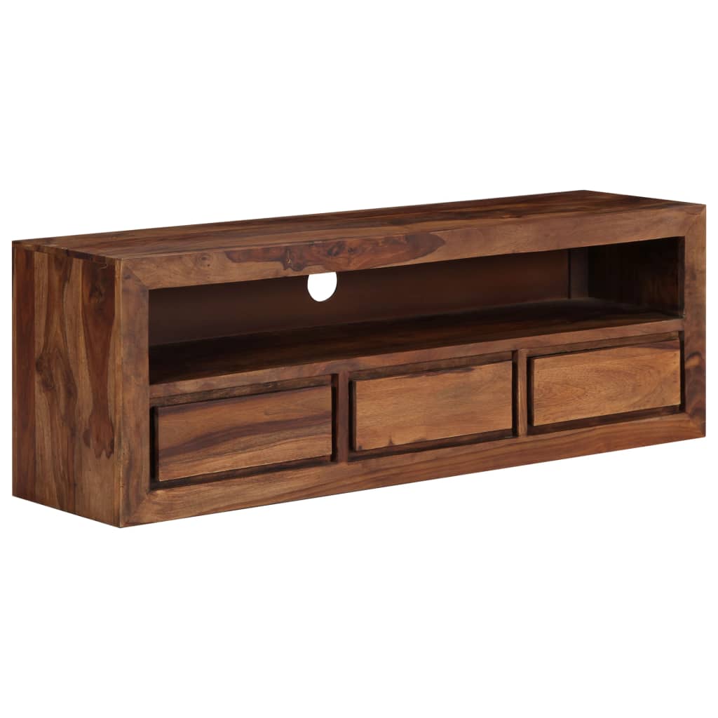 TV-Schrank 120x30x40 cm Massivholz Akazie