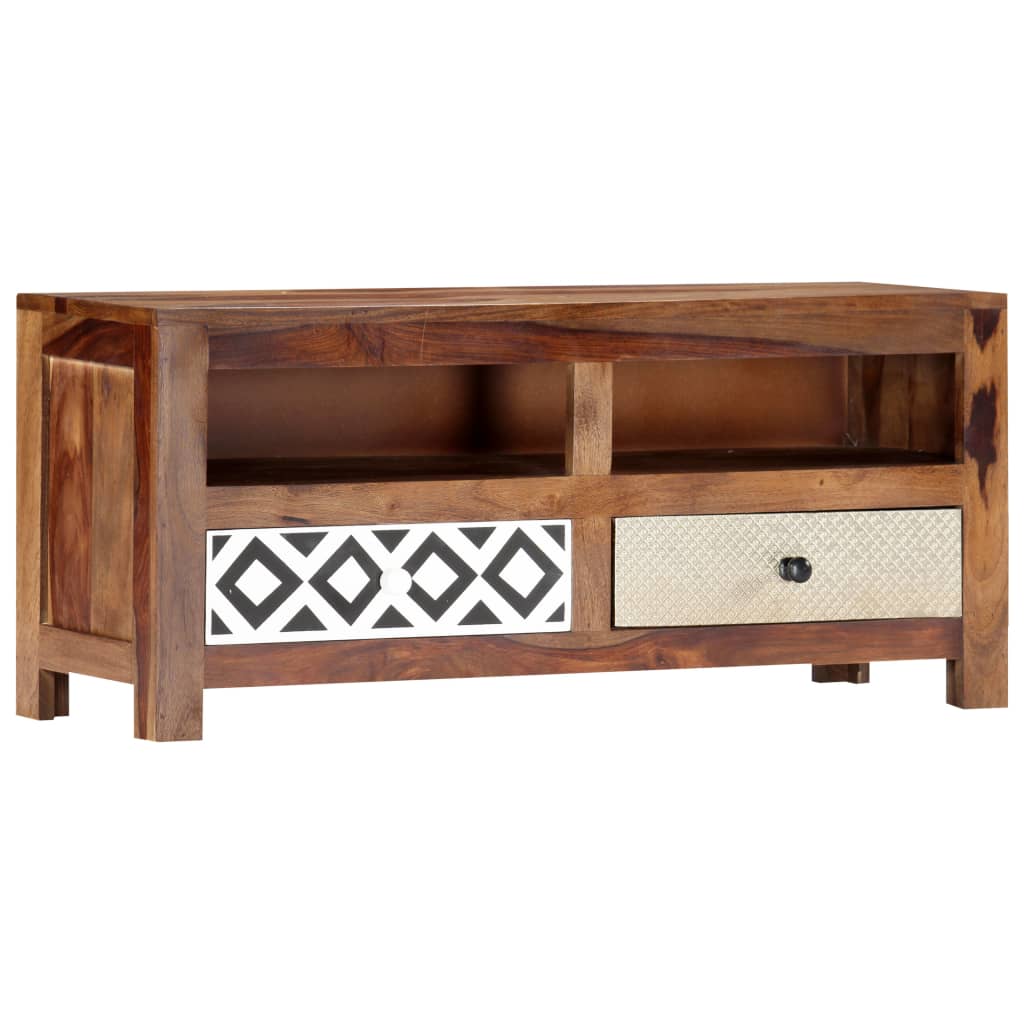 TV-Schrank 90x30x40 cm Massivholz Akazie