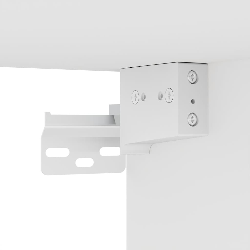 3-tlg. TV-Schrank-Set Weiß Holzwerkstoff