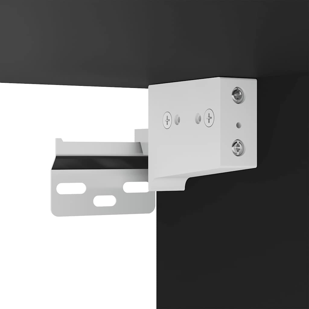 4-tlg. TV-Schrank-Set Schwarz Holzwerkstoff