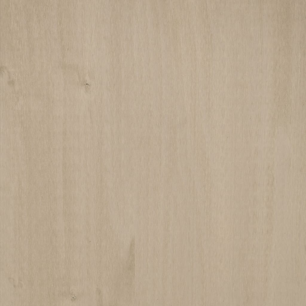 Kleiderschrank HAMAR Honigbraun 99x45x137 cm Massivholz Kiefer
