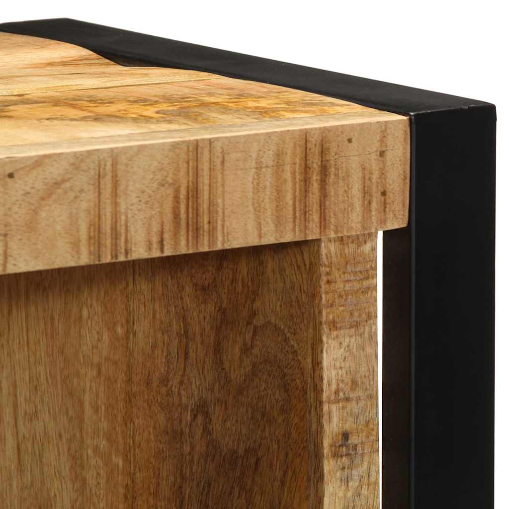 Badezimmermöbel-Set mit Regal 4 pcs Braun Massives Mangoholz