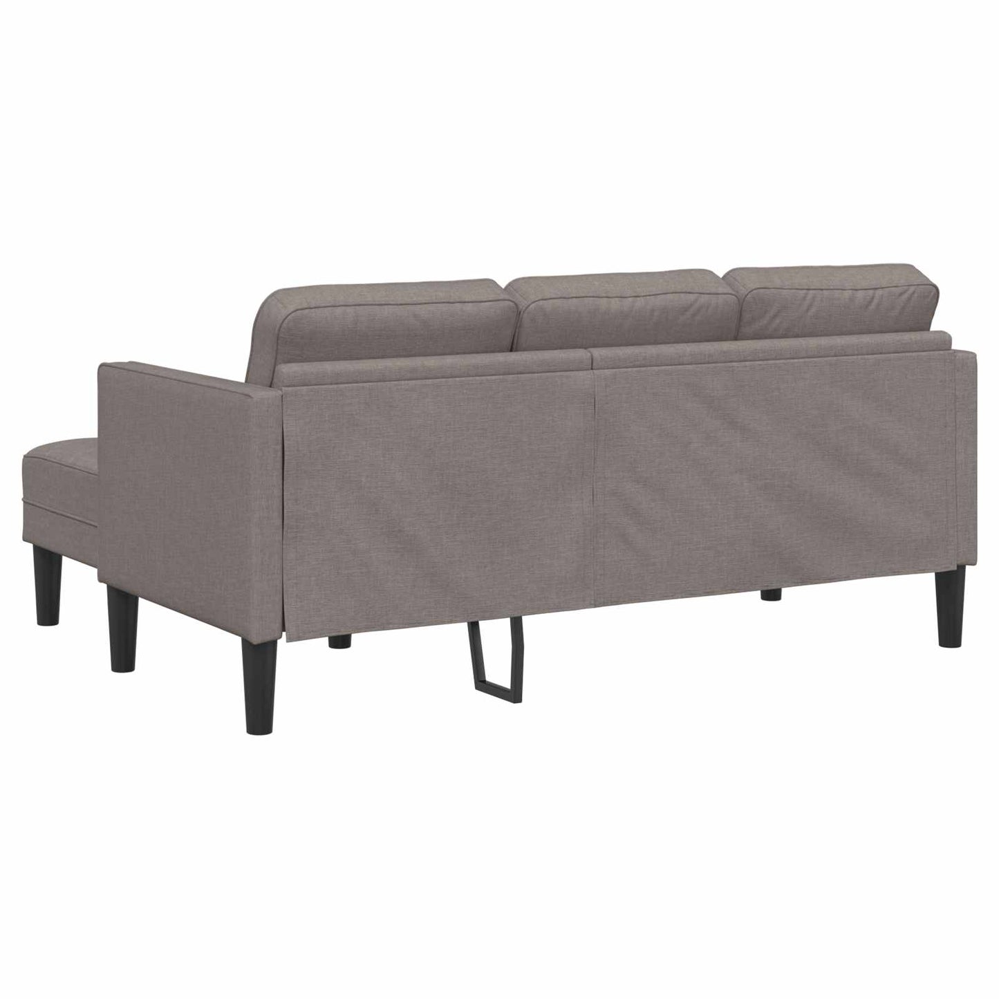 Sofa Set mit Kissen 2 pcs Taupe Polyester