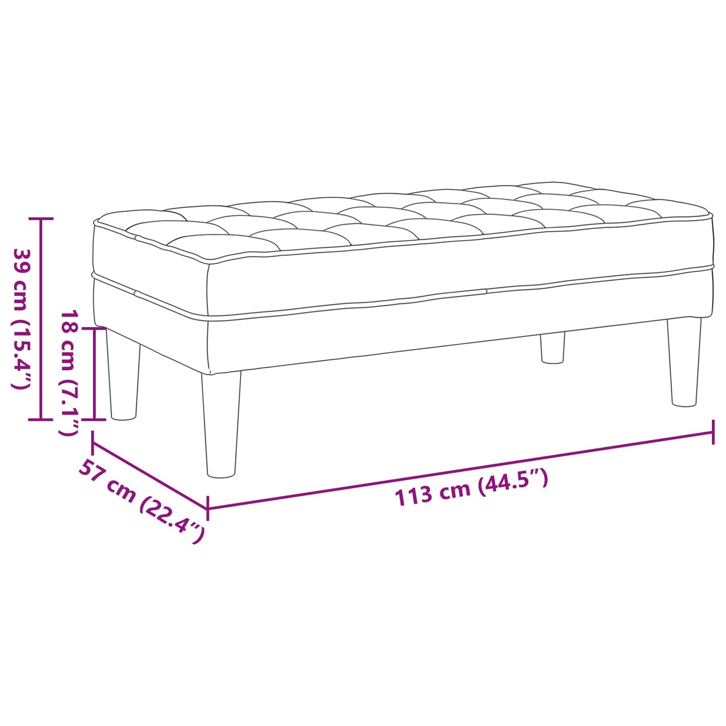 Sofa Set mit Kissen 2 pcs Dunkelgrün Polyester