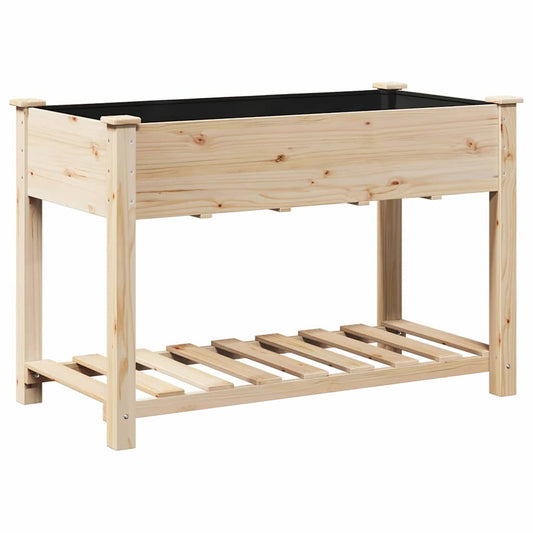 Garten-Pflanzgefäß mit Regal Beige 115 x 59 x 76,5 cm