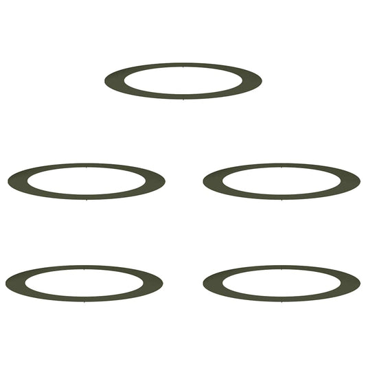 geeignet für flache Baumringe 5 pcs Olivgrün Ø90 / 120 cm Stahl