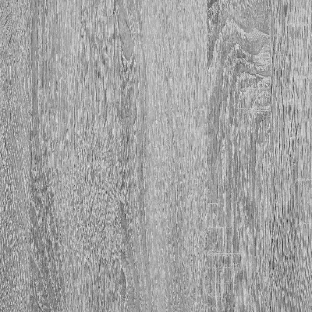 Badezimmermöbel-Set 2 pcs Graues Sonoma Sperrholz und Metall
