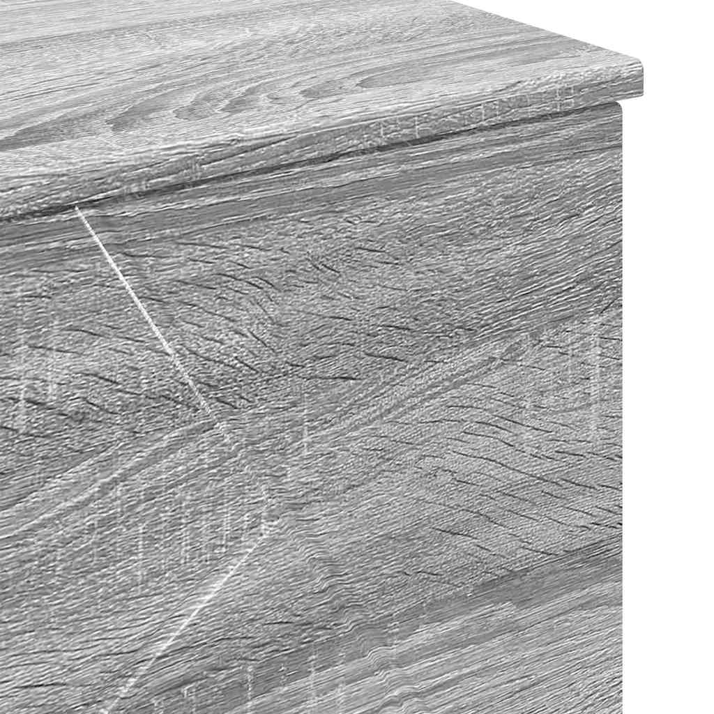 Badezimmermöbel-Set 3 pcs Graues Sonoma Sperrholz und Metall