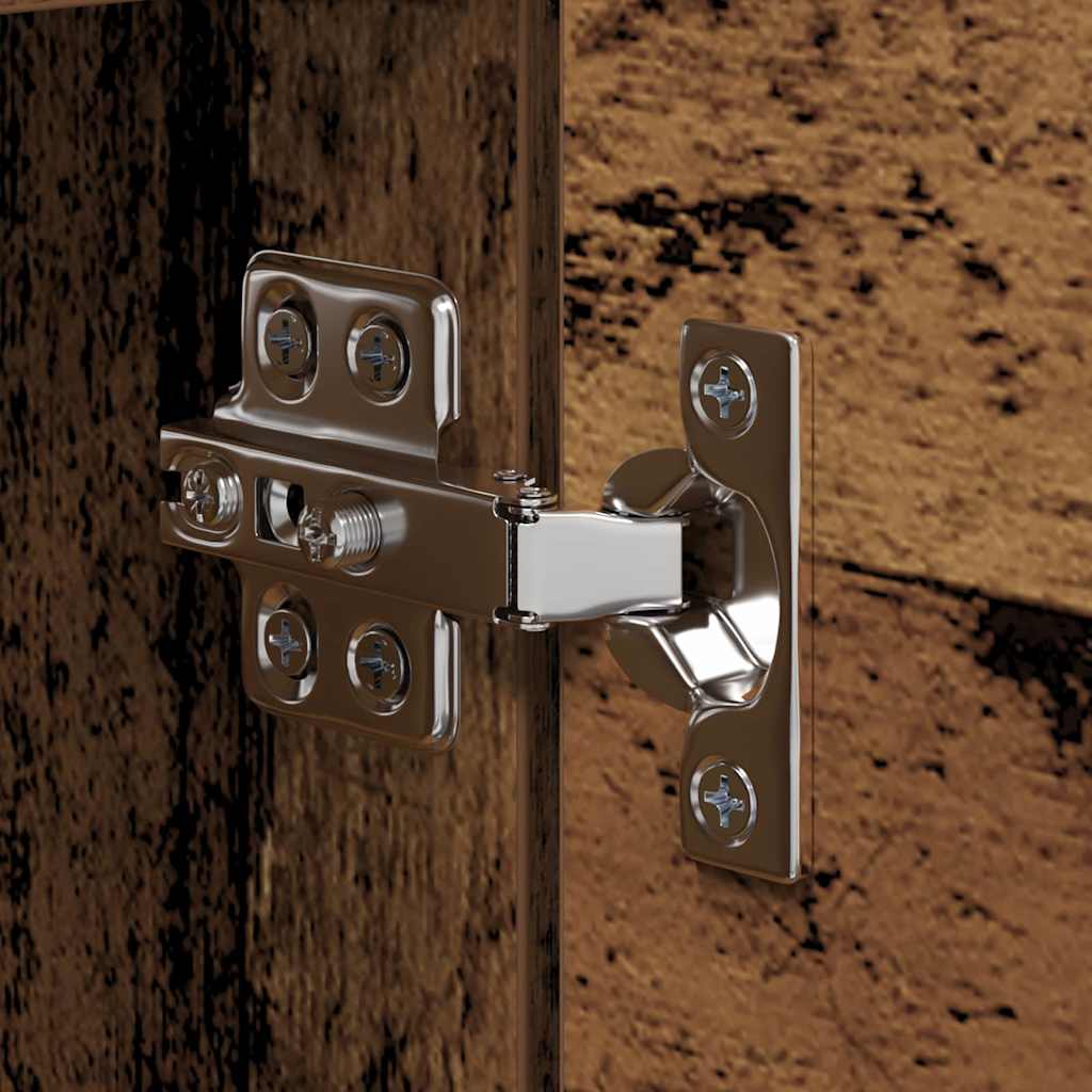 TV-Schrankset Wandmontiert 7 pcs Altholz Holzwerkstoff
