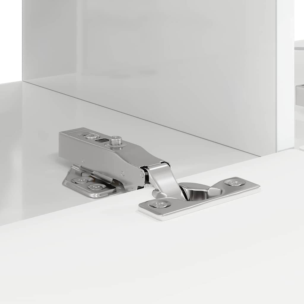 TV-Wandschrank 2 pcs Glänzend Weiß 78,5 x 31 x 29,5 cm
