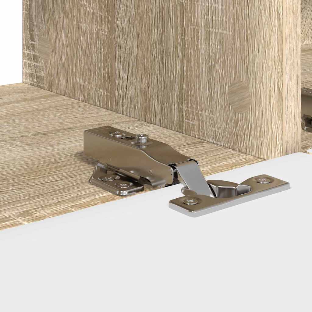 TV-Wandschrank 2 pcs Sonoma 98 x 31 x 29,5 cm Holzwerkstoff