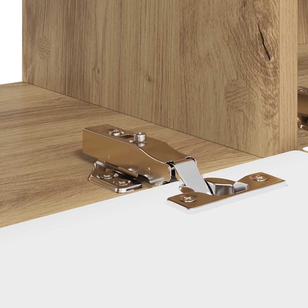 TV-Wandschrank 2 pcs Kunsthandwerk Eiche 98 x 31 x 29,5 cm