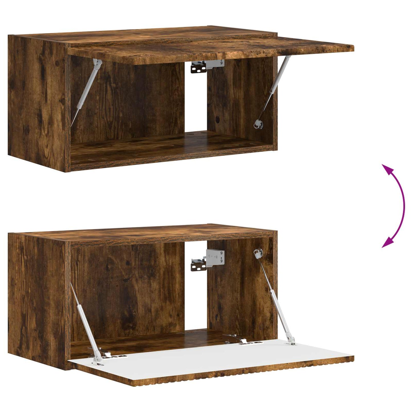 TV-Schrankset 5 pcs Geräucherte Eiche Holzwerkstoff