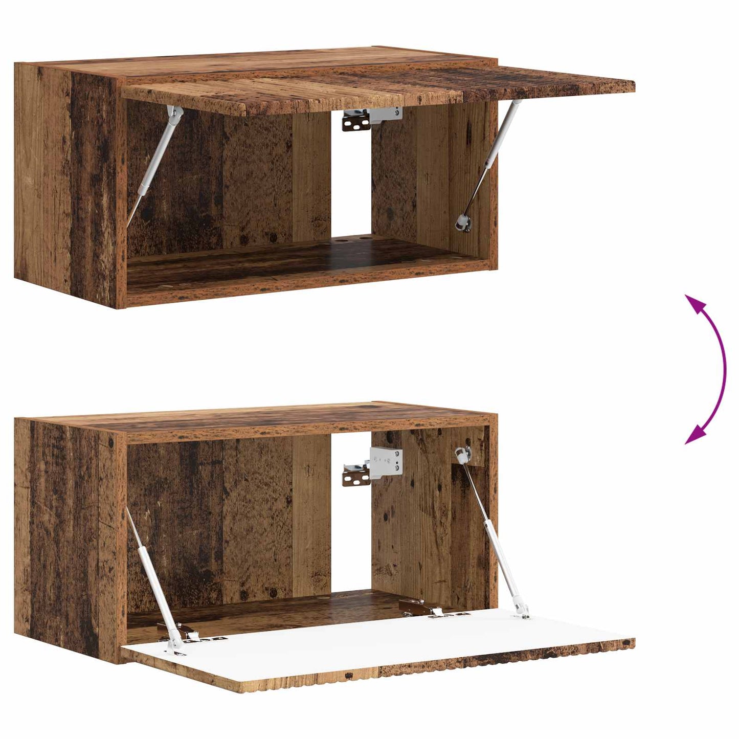 TV-Schrankset 5 pcs Altholz Holzwerkstoff