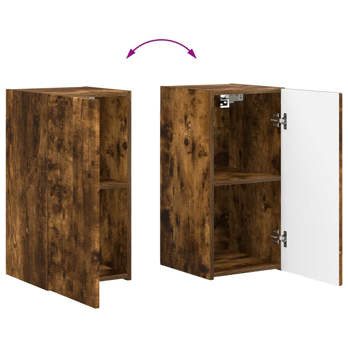 TV-Schrankset 6 pcs Geräucherte Eiche Holzwerkstoff