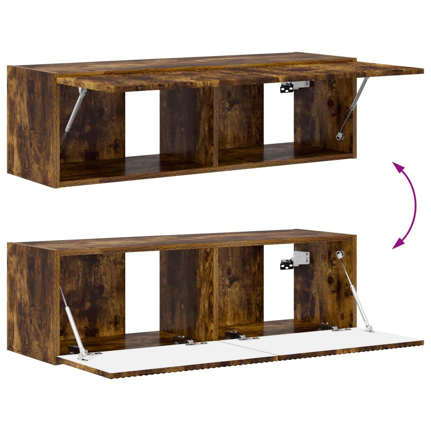 TV-Schränk 5 pcs Geräucherte Eiche