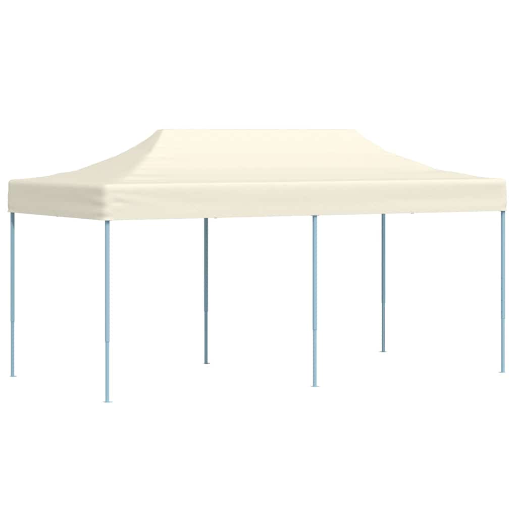 Faltzelt Pop-Up 3x6 m Cremeweiß