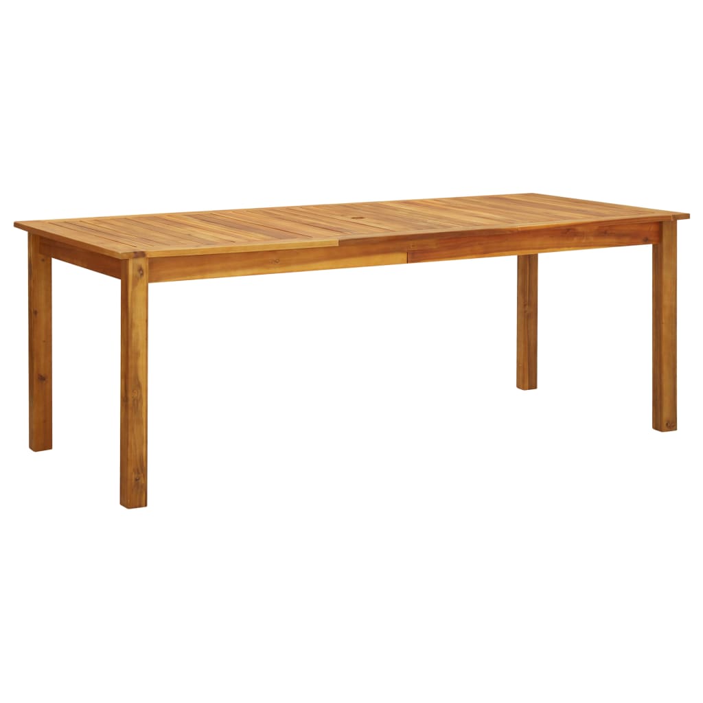 Gartentisch 200x90x74 cm Akazie Massivholz