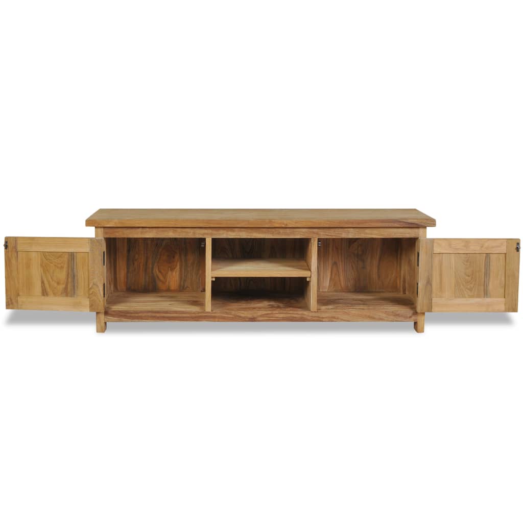 TV-Schrank Massivholz Teak 120x30x40 cm
