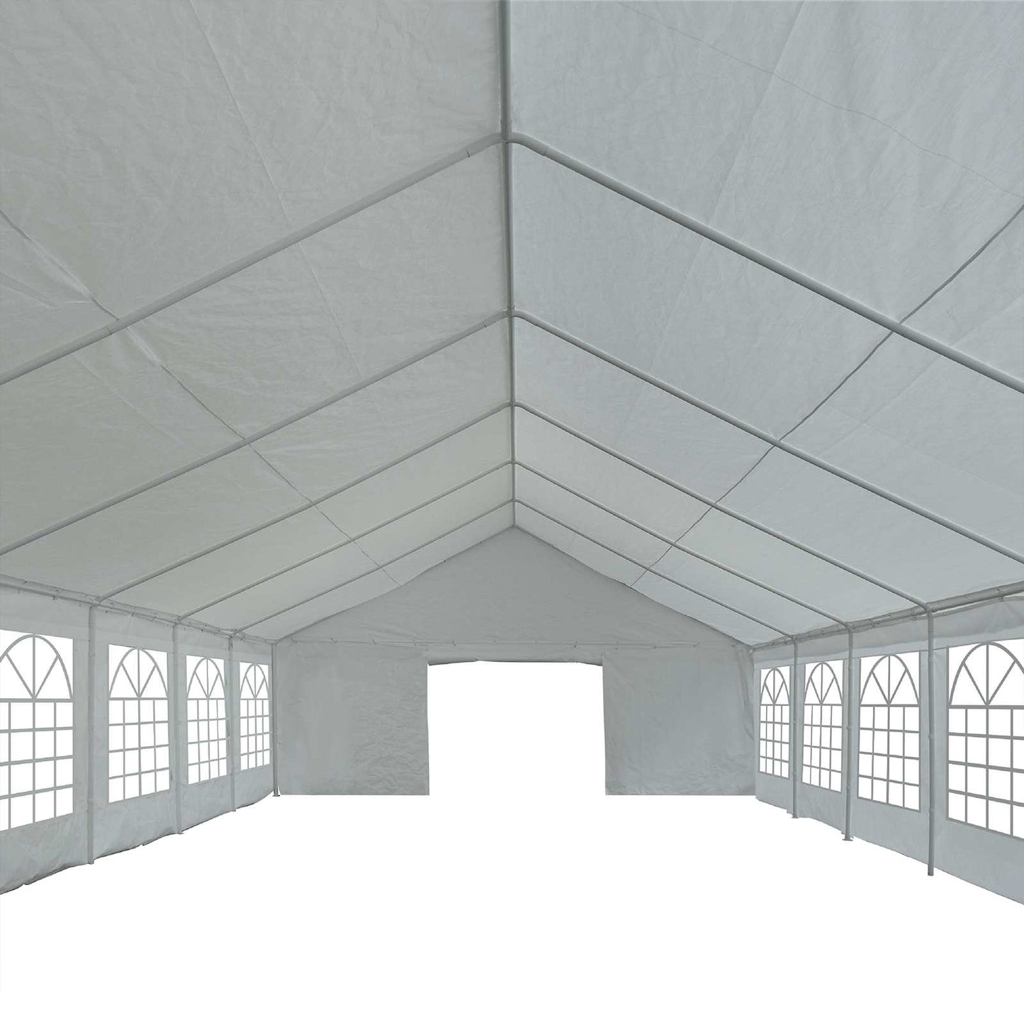 Zeltstoff ohne Gestell Grau 10 x 5 m PE