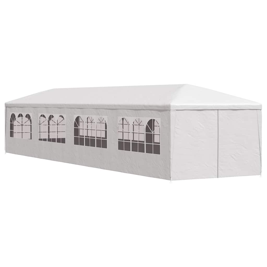 Gartenzelt 3x12 m Weiß