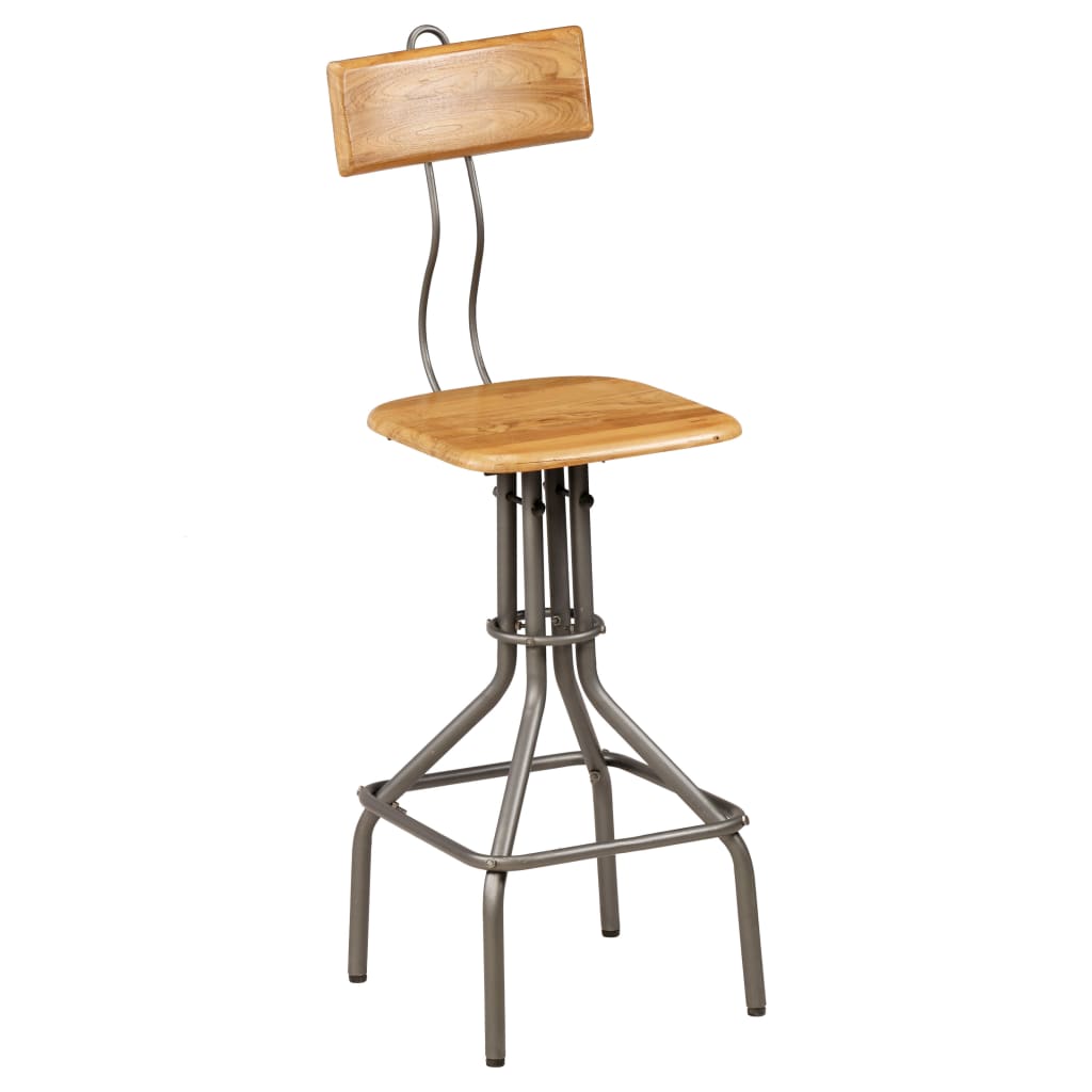 Bar-Set 3-tlg. Recyceltes Massivholz Teak