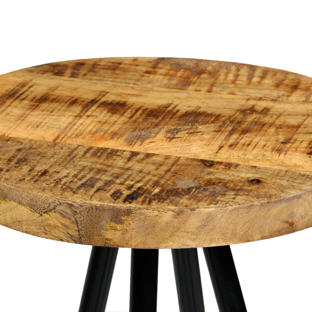 Bar-Set 3-tlg. Massivholz Mango 60×60×107 cm