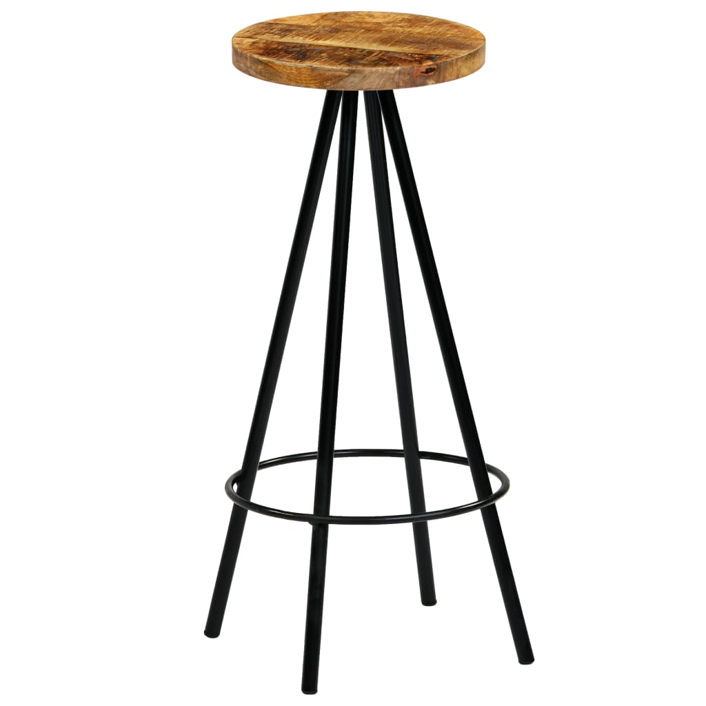 Bar-Set 5-tlg. Massivholz Mango 120×60×107 cm