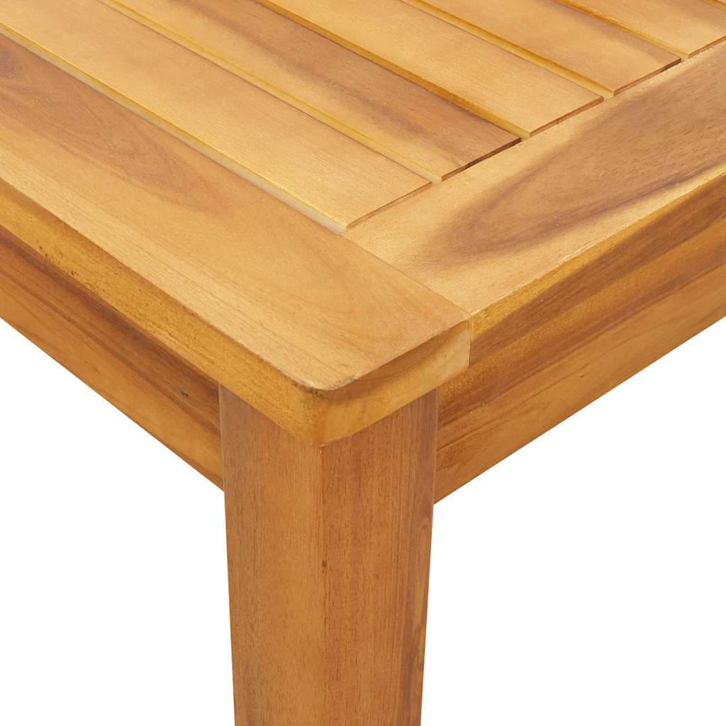 Gartentisch 150x90x74 cm Massivholz Akazie
