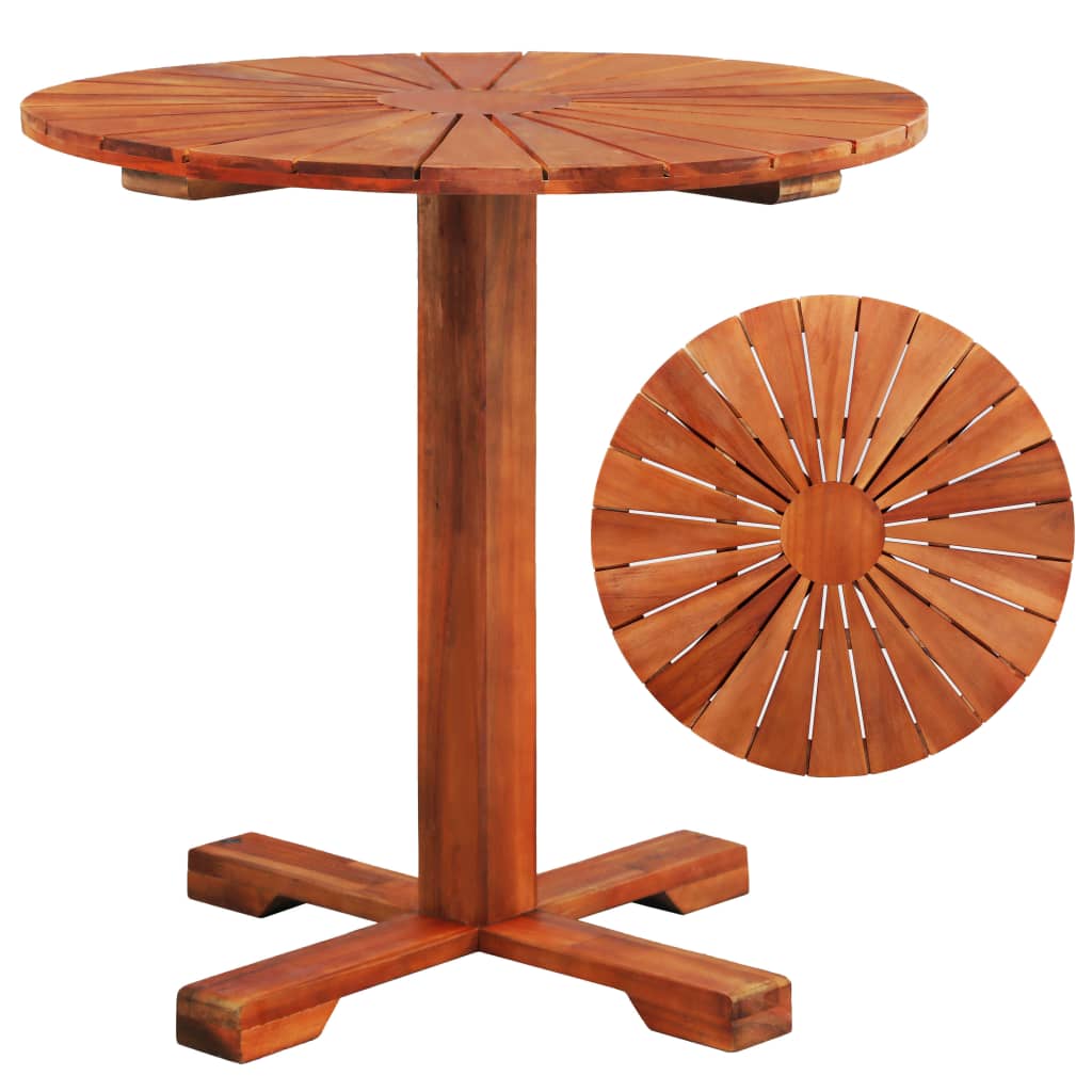 Bistrotisch 70x70 cm Massivholz Akazie