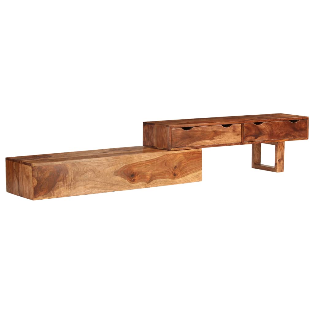 TV-Schrank 200×30×35 cm Massivholz Akazie