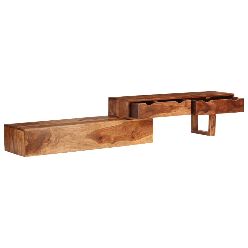 TV-Schrank 200×30×35 cm Massivholz Akazie