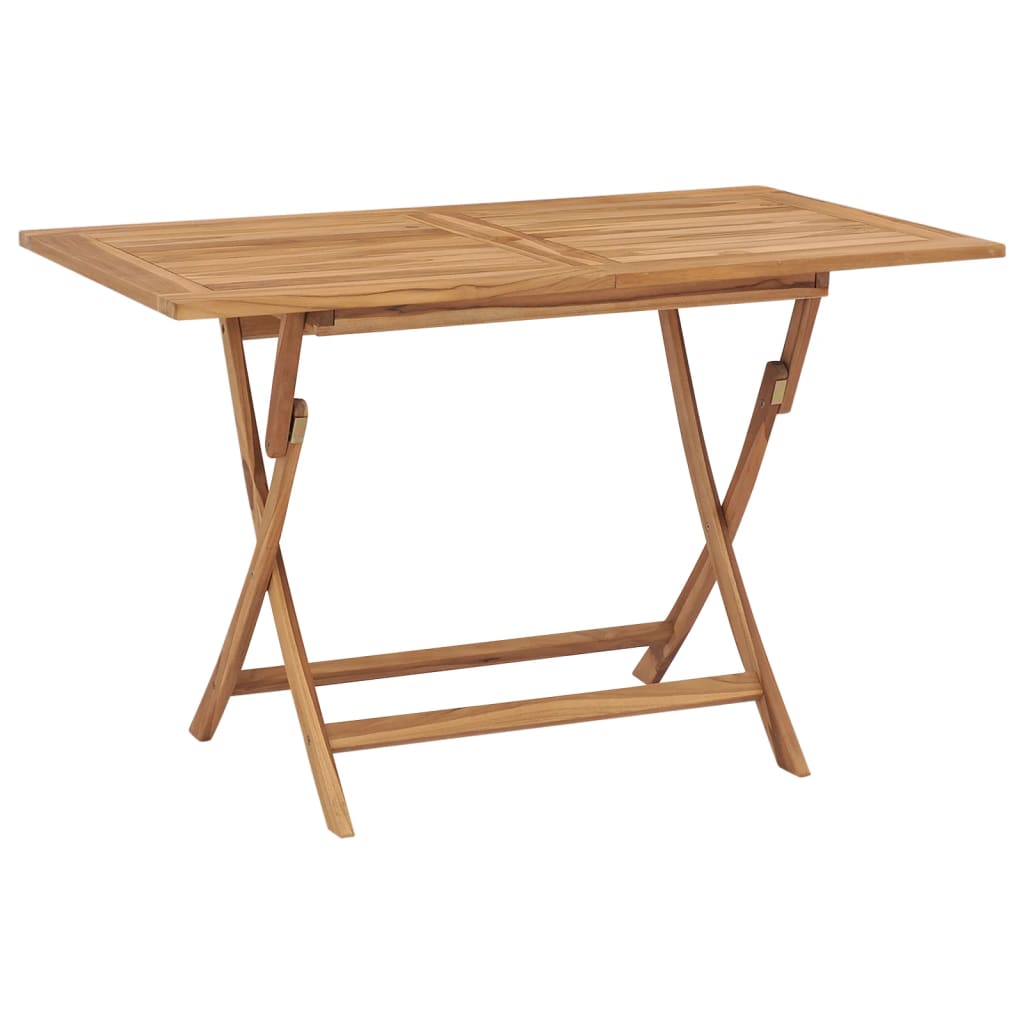 Gartentisch Klappbar 120x70x75 cm Massivholz Teak