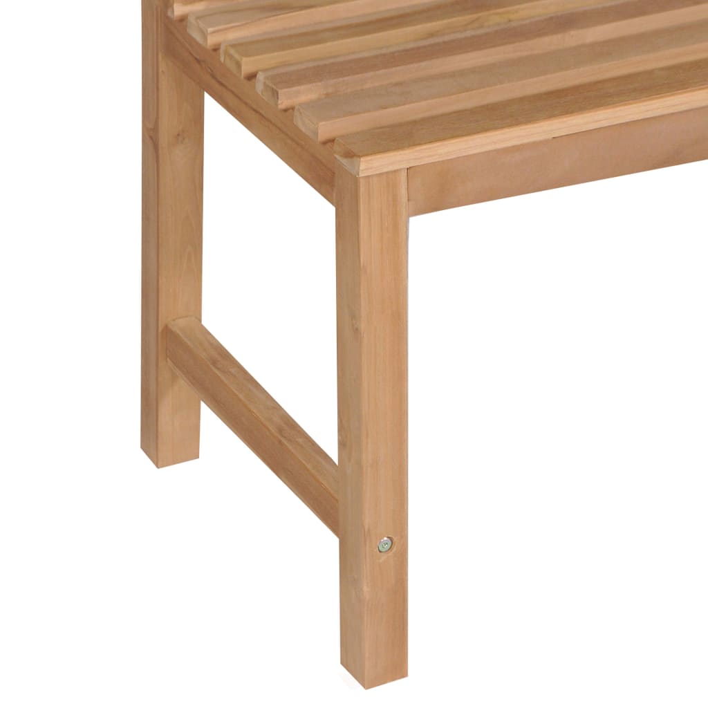 Gartenbank 150 cm Massivholz Teak