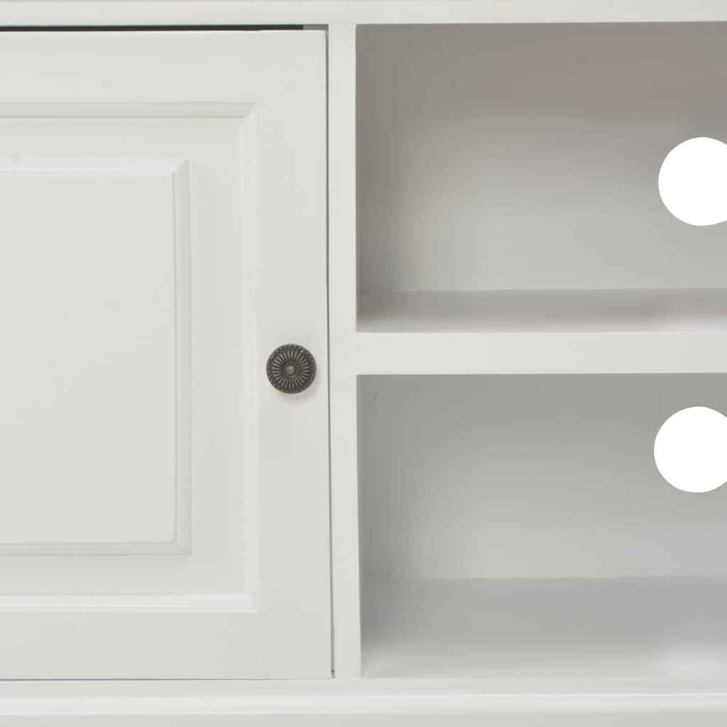 TV-Schrank Weiß 90x30x40 cm Holz