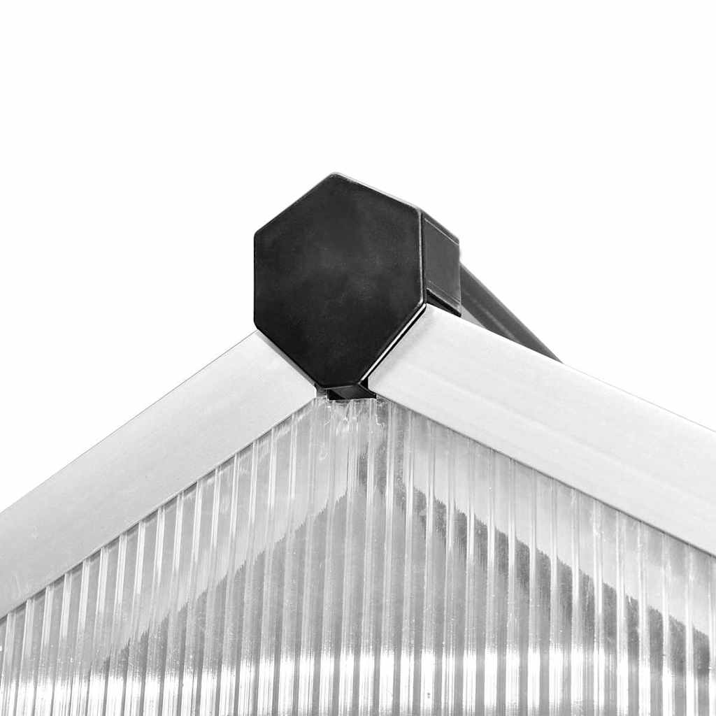 Gewächshaus mit Fundament Verstärkt Aluminium 9,025 m²