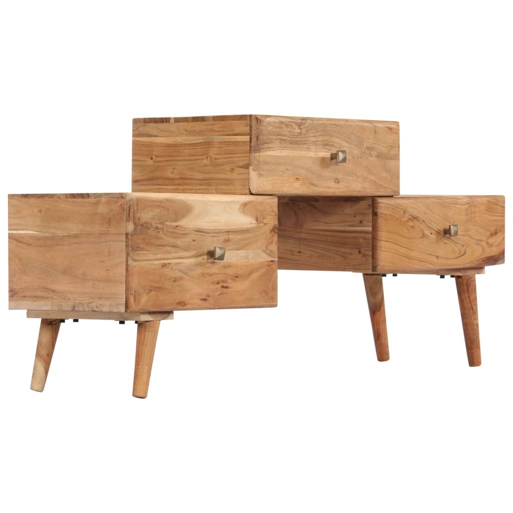 TV-Schrank 108x30x49 cm Massivholz Akazie