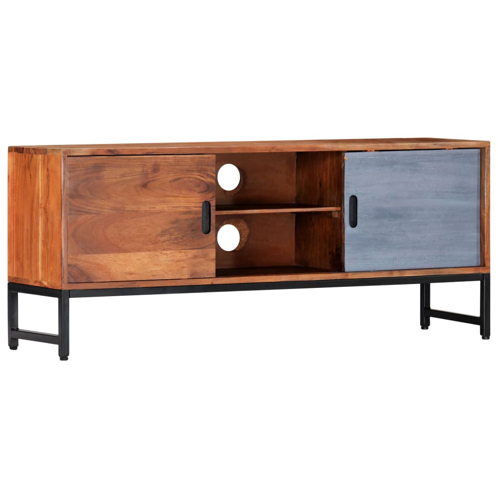 TV-Schrank 120x30x49 cm Massivholz Akazie