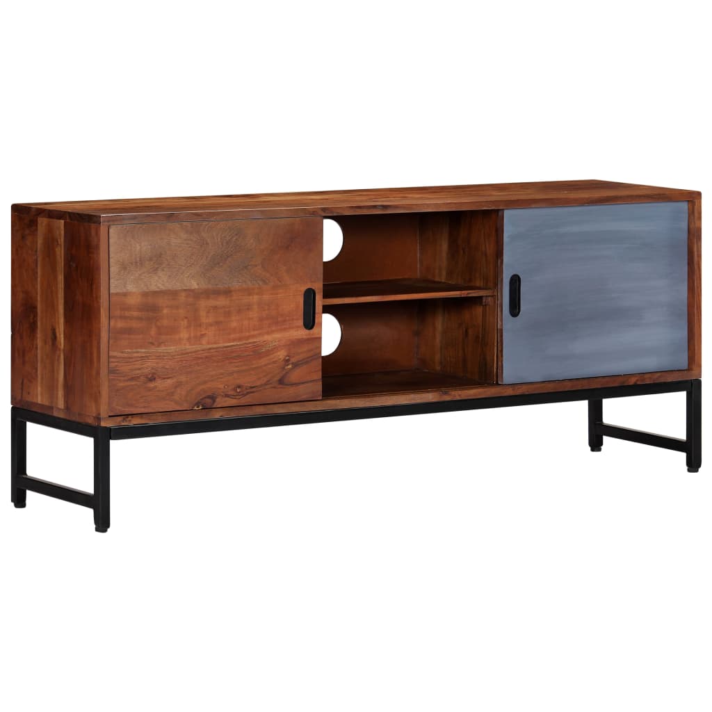 TV-Schrank 120x30x49 cm Massivholz Akazie