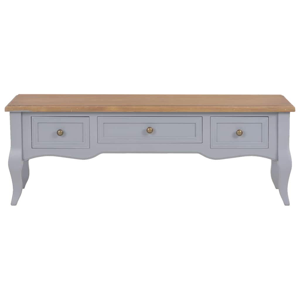 TV-Schrank Grau 100 x 35 x 35 cm Holz