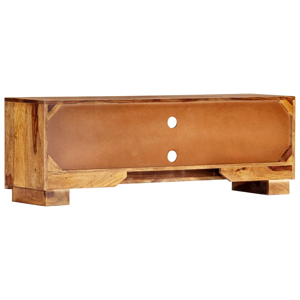 TV-Schrank 118x30x40 cm Massivholz Akazie