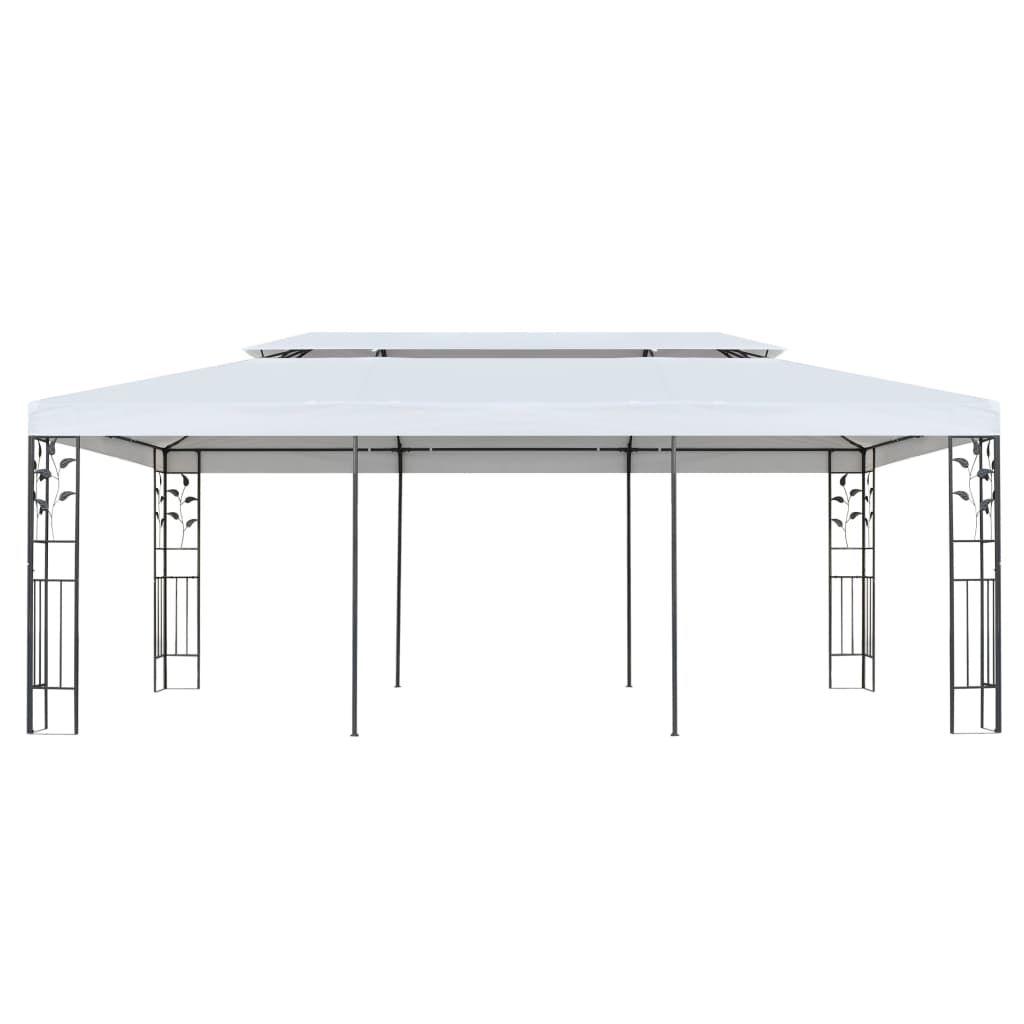 Pavillon 3x6 m Weiß