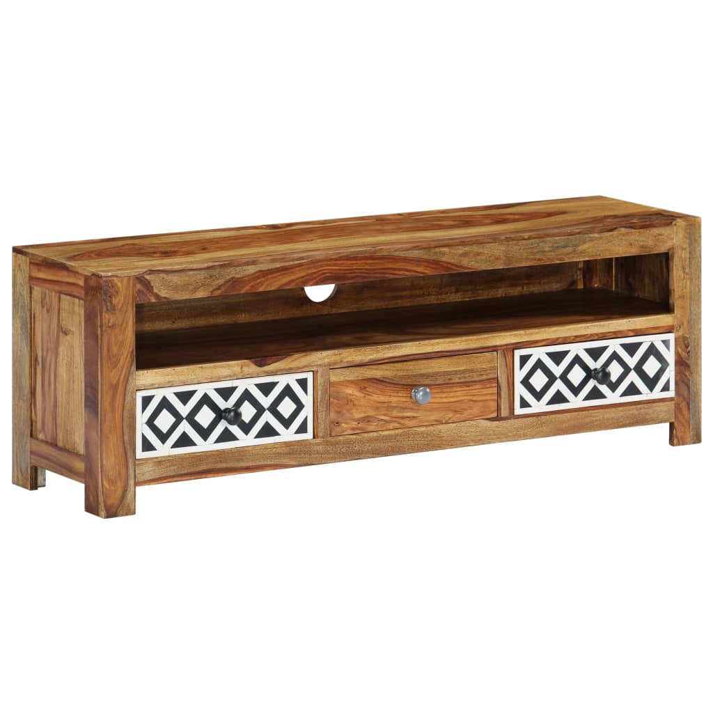 TV-Schrank 120x30x40 cm Massivholz Akazie