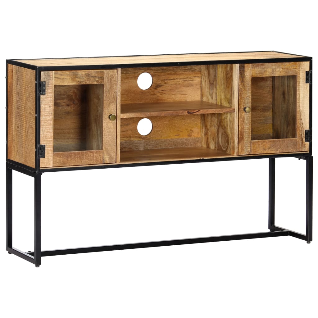 TV-Schrank 120x30x75 cm Altholz Massiv