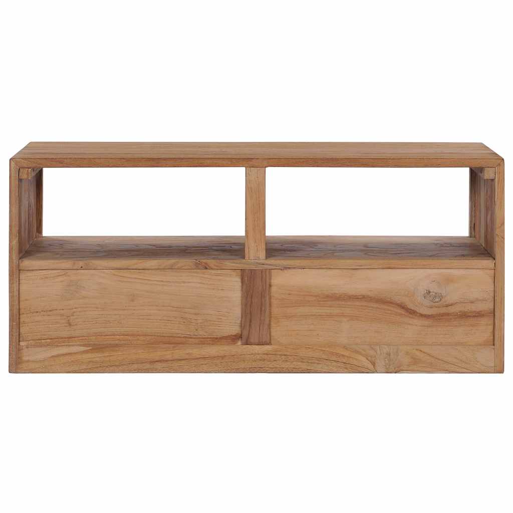 TV-Schrank 90x30x40 cm Massivholz Teak
