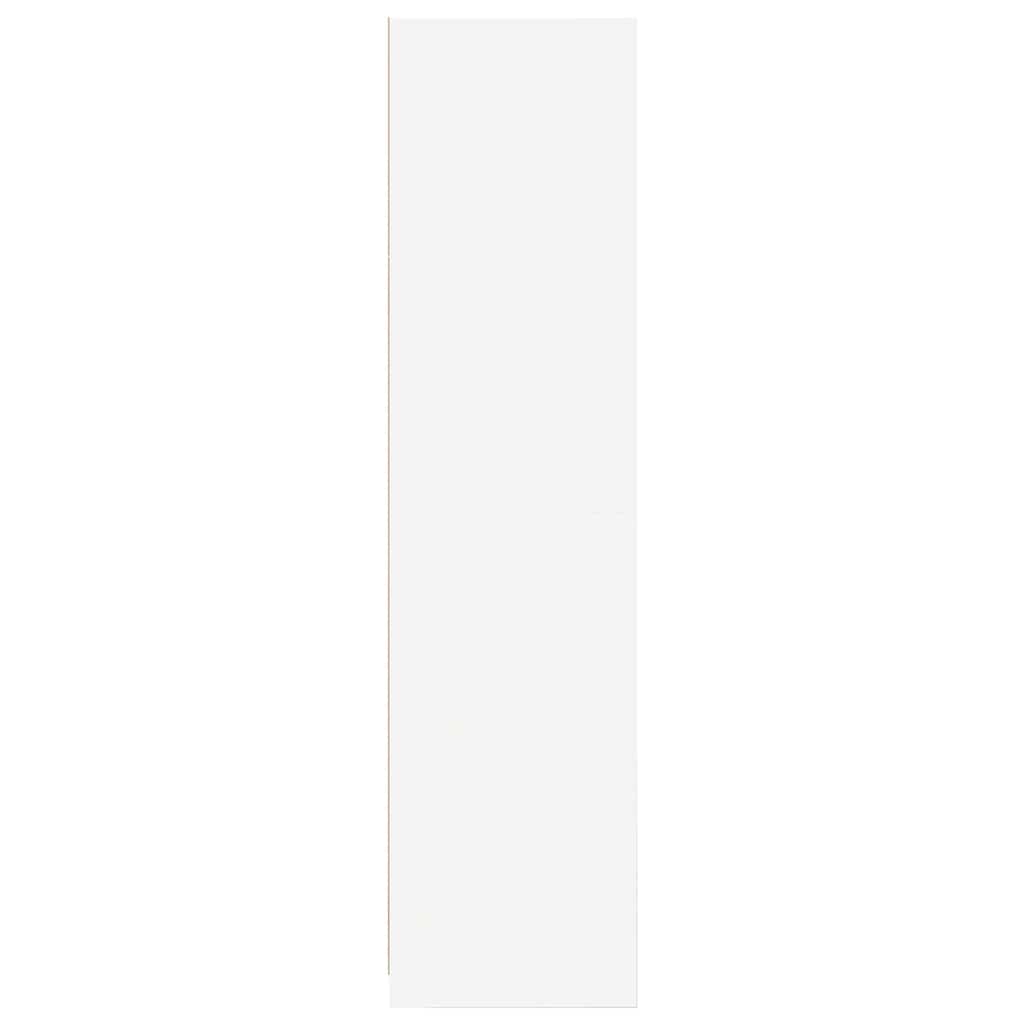 Kleiderschrank Weiß 100×50×200 cm Holzwerkstoff