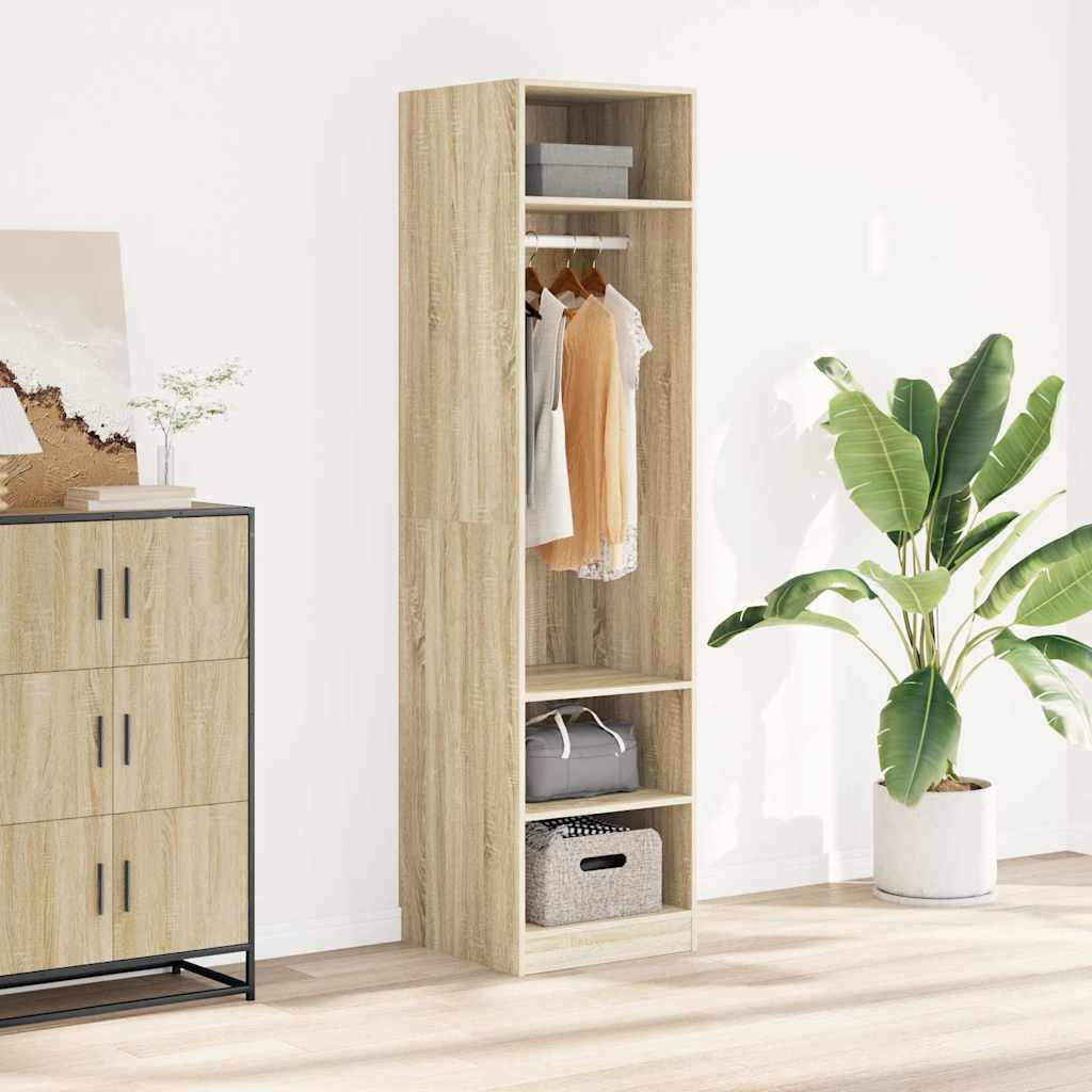 Kleiderschrank Sonoma-Eiche 50x50x200 cm Holzwerkstoff
