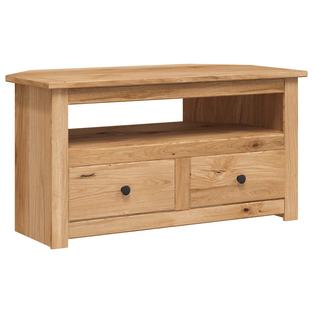 TV-Eckschrank 93 x 49 x 49 cm Massivholz Panama-Kiefer